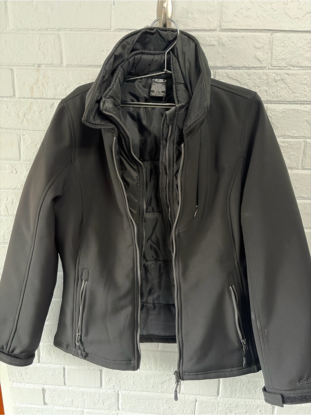 Women's Black Utility Softshell Jacket - Unbranded